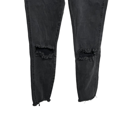 Free People Black Rip Studded Skinny Jeans - Picture 8 of 10